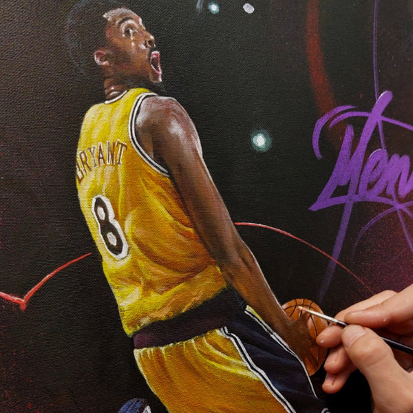 Kobe Bryant commissioned canvas
