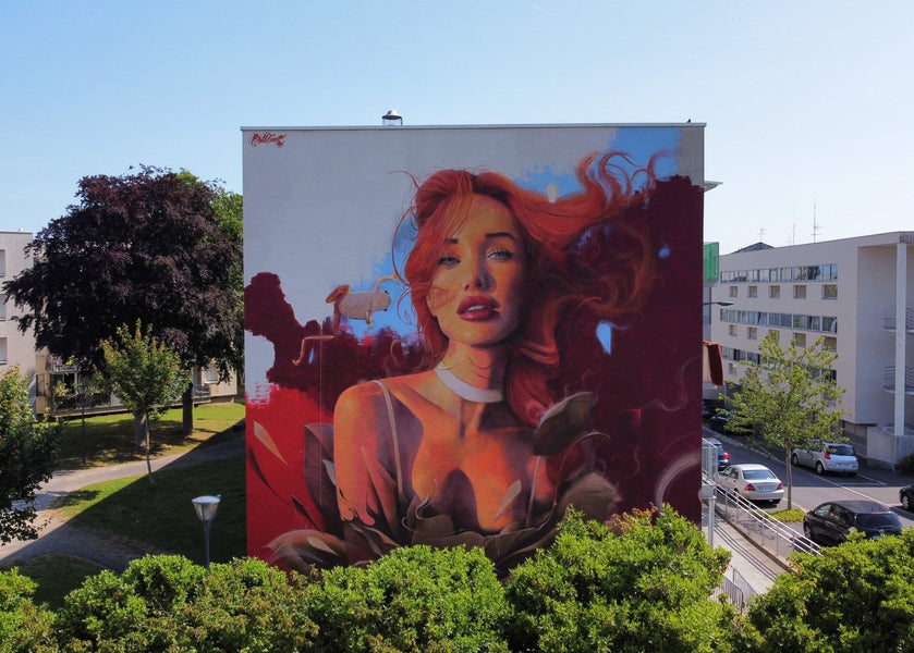 "La princesa y la rana" My nuevo mural en Saint-Brieuc